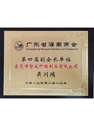 智成纤维总经理广东省海南商会第四届副会长单位