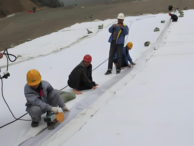可降解针刺土工布|PLA针刺无纺布|路基保护/边坡防护/园艺绿化