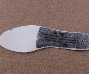 灰色针棉应用于鞋垫